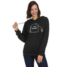 Women's fashion long-sleeved hooded sweater